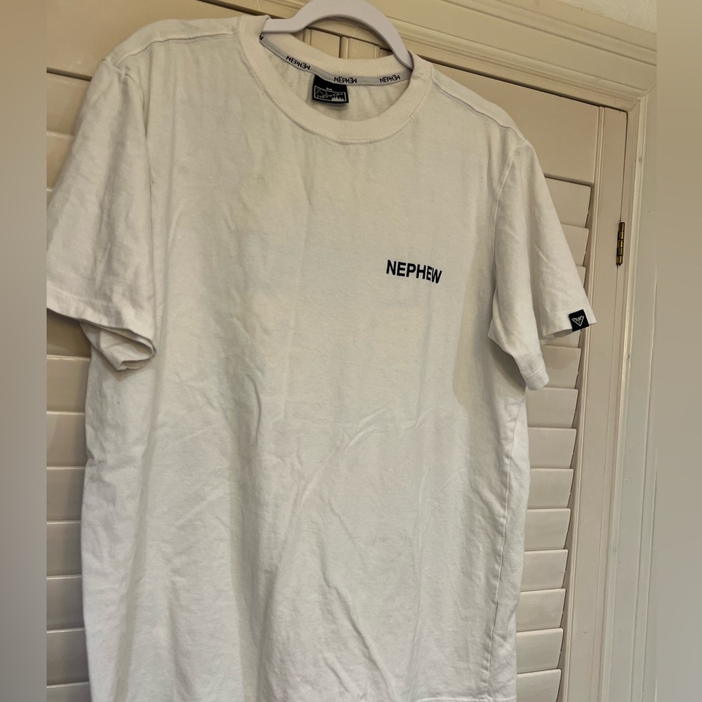 Nephew white t-shirt Medium